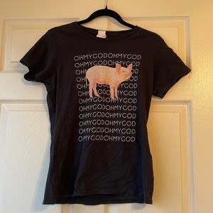 Oh My God Pig Graphic Tee